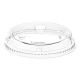 Solo 626NSL Prima PET Strawless Lid Clear Flat Lid  - 1,000/cs