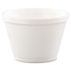 Dart 6SJ12 6 oz White Foam Food Bowl, 1000/cs