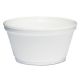 Dart 8SJ20 8 oz White Foam Food Bowl, 1000/cs