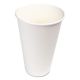 16 oz White Paper Hot Cups,1000/Carton