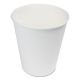8 oz Paper Hot Cups, White, 1000/Carton
