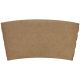 12-20 oz Kraft Coffee Cup Sleeves / Jackets -  1000/cs