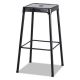 SAFCO Bar-Height Steel Stool, Black