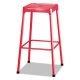 Safco Bar-Height Steel Stool, Red