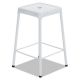 Safco Bar-Height Steel Stool, White