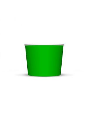 16 oz Green Ice Cream Cups
