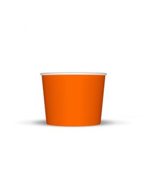 16 oz Orange Ice Cream Cups