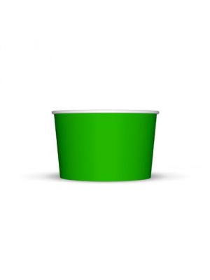 20 oz Green Ice Cream Cups