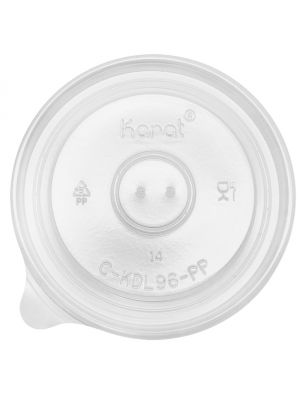 6 oz PP Paper Ice Cream Cup Flat Lid, 1000/cs
