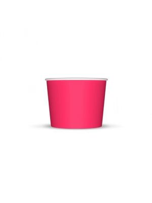8 oz Pink Ice Cream Cups