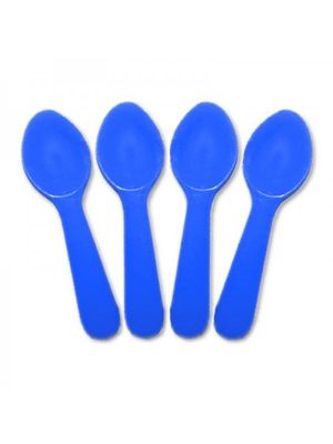 Mini Blue Taster Spoons, 3000/cs