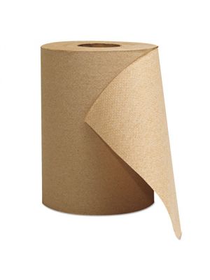 Hardwound Roll Towels, 1-Ply, Brown, 8