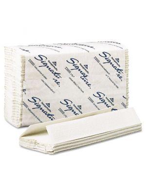 Signature 2 Ply C-Fold Paper Towels, 10 1/10 x 13 1/5, White, 1440/cs