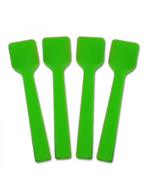 Solid Green Gelato Spoons, 3000/cs