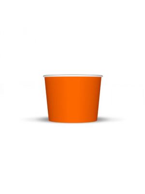 12 oz Orange Ice Cream Cups