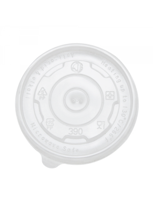 12 oz PP Paper Ice Cream Cup Flat Lid, 1000/cs