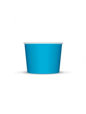 16 oz Blue Ice Cream Cups