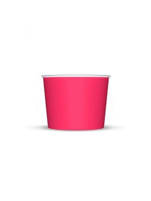 16 oz Pink Ice Cream Cups