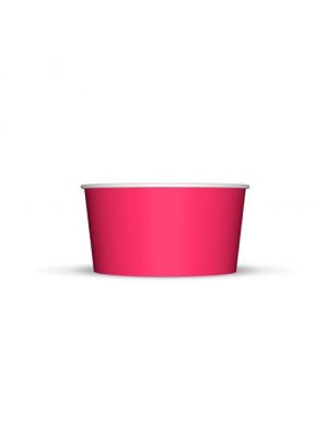 6 oz Pink Ice Cream Cups