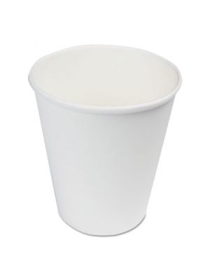 8 oz Paper Hot Cups, White, 1000/Carton