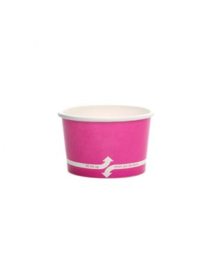 Karat 4 oz Paper Food Containers (Pink)