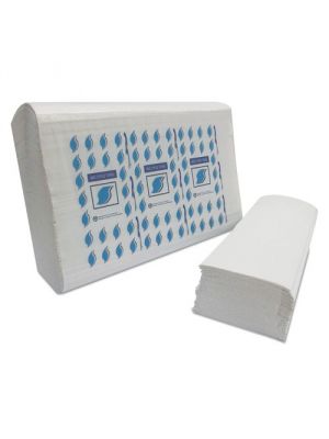 Multi-Fold Paper Towels, 1-Ply, White, 4008/cs