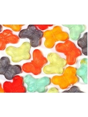 Mini Gummi Butterflies 20 Lbs. (4/5 Lbs Bags)