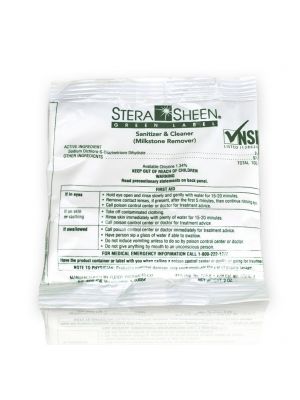 Stera-Sheen Green Label Sanitizer 100 (2oz) Packets